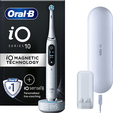 Oral-B iO10 elektrisk tandbørste - Stardust White 1 stk.