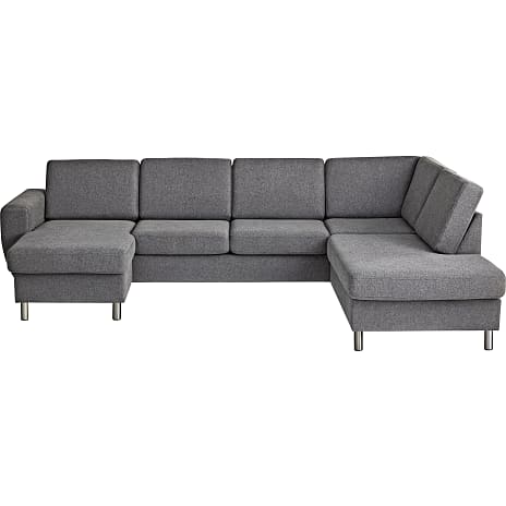 Rom Nordic Venstrevendt U-Sofa - Antracit