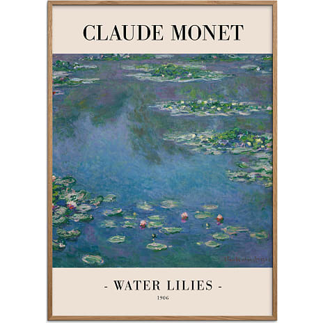 Citatplakat Water Lilies 1915 - 50x70 cm 1 stk.