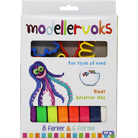 Nara Modellervoks 8-pak