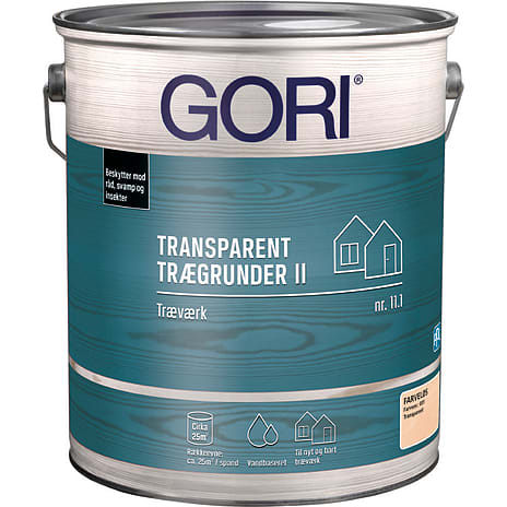 Gori transparent trægrunder 11.1 5 liter 5000 ml
