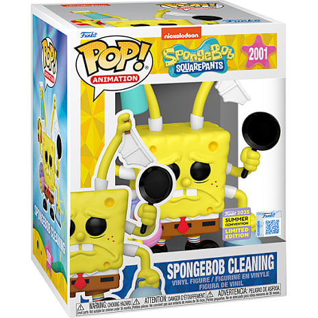 Funko POP! SvampeBob Firkant SvampeBob Gør Rent