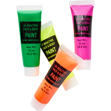 Halloween UV Læbestift i Neonfarver Assorteret