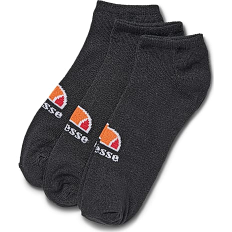 Ellesse 3-pak footies str. 36/38 sort