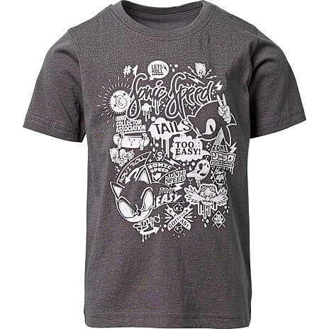 Sonic T-shirt Str. 122/128 Grå