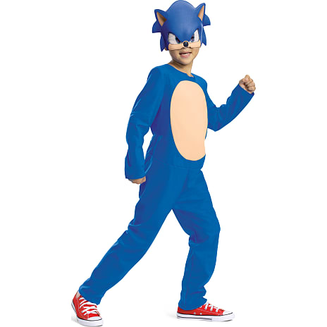 Sonic Movie Kostume Str. 7-8 år