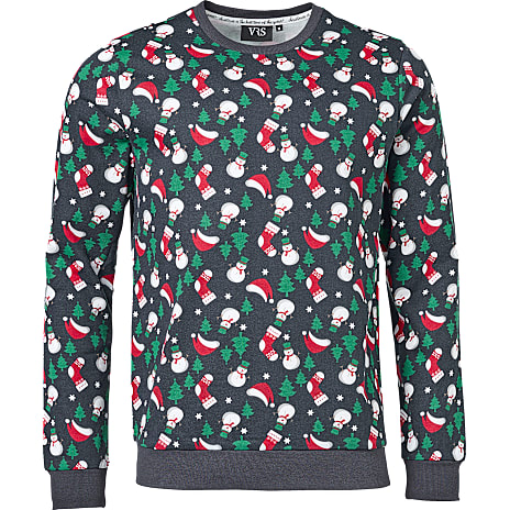 VRS Herre Sweatshirt Str. L Mørkeblå