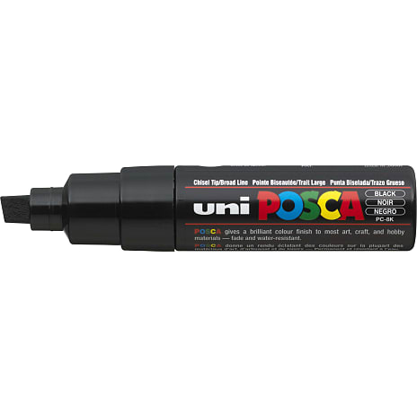 Posca PC8K Vandbaseret Tusch Sort