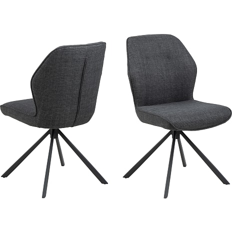 AC Design Furniture Aura Spisebordsstol, mørkegrå