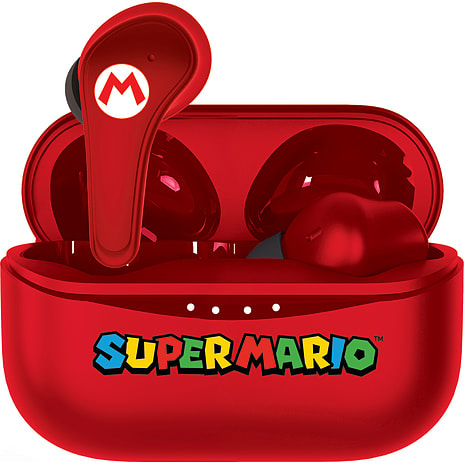 OTL TWS Børnehøretelefoner Super Mario Rød