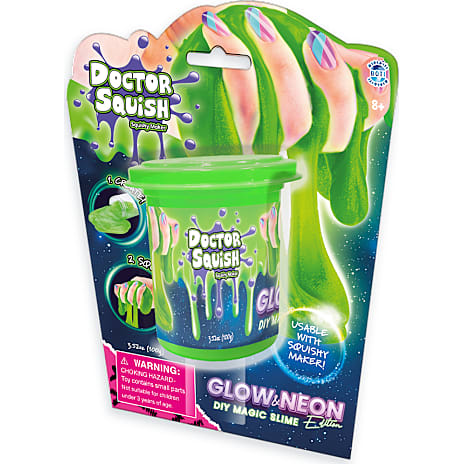Doctor Squish Glow In The Dark Slim Grøn