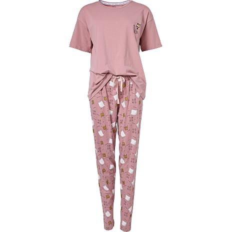 VRS Dame Pyjamas Str. 4X Lyserød
