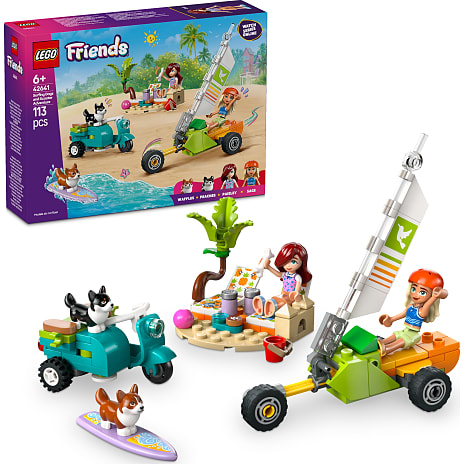 LEGO Friends Eventyr med surfende hunde og scooter 42641