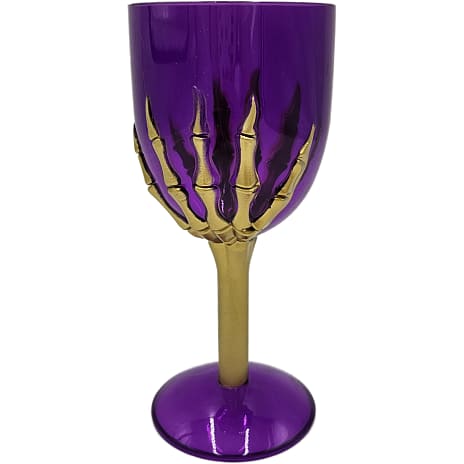Halloween Vinglas Højde 17,5 cm Assorteret