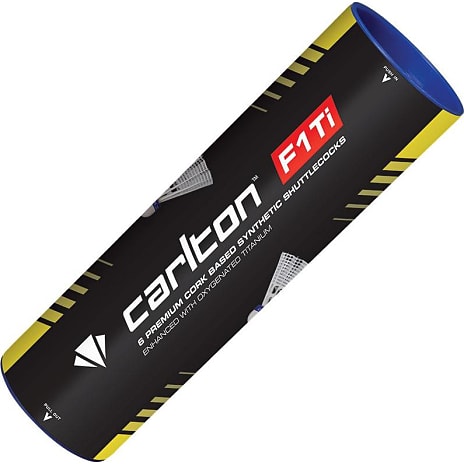 Carlton F1 Ti badmintonbolde medium hvid/blå