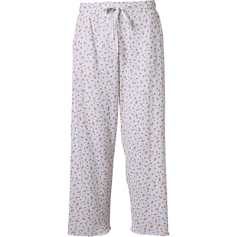 VRS Dame Pyjamasbukser Str. M Hvid