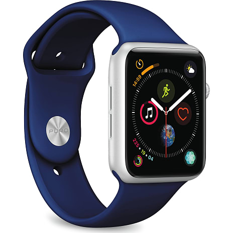 PURO Rem til Apple Watch 42-44 mm S/M & M/L Mørkeblå