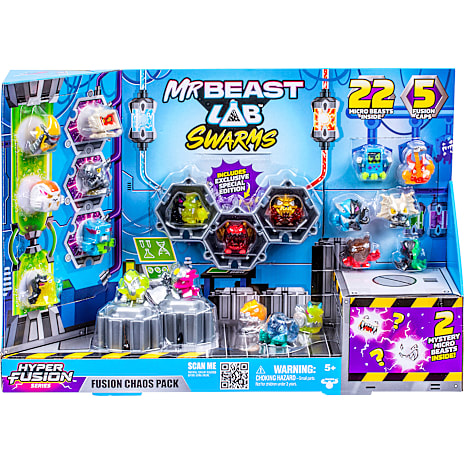 MrBeast Lab Swarms Fusion med Figurer