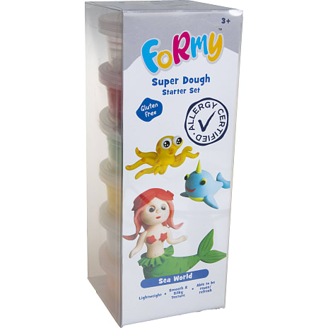 Formy Super Dough Modellervoks Starterpakke Sea World