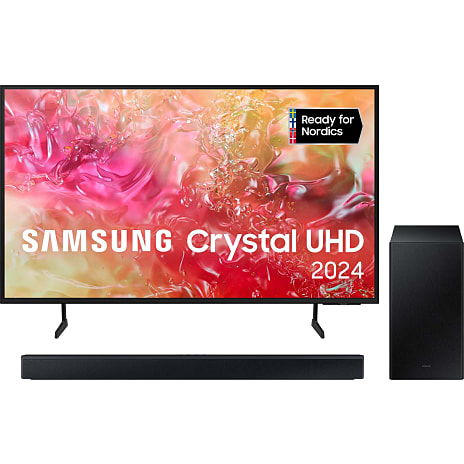 Samsung 75" TV TU75DU7105KXXC + HW-C440 soundbar