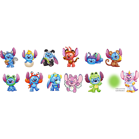 Disney Stitch Goes Wild blind capsules figurer - flere varianter - assorteret 1 stk.