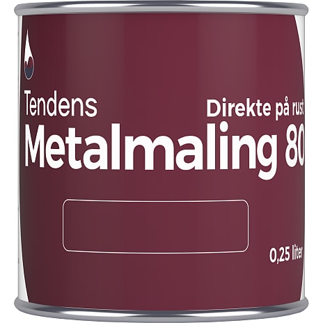 Tendens metalmaling 80 blank 0,25 liter 250 ml