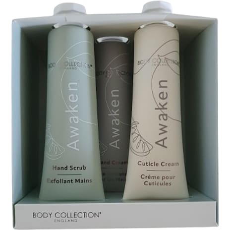 Body Collection Gaveæske med håndscrub, håndcreme og neglebåndscreme