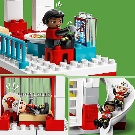 LEGO DUPLO Brandstation og helikopter | på