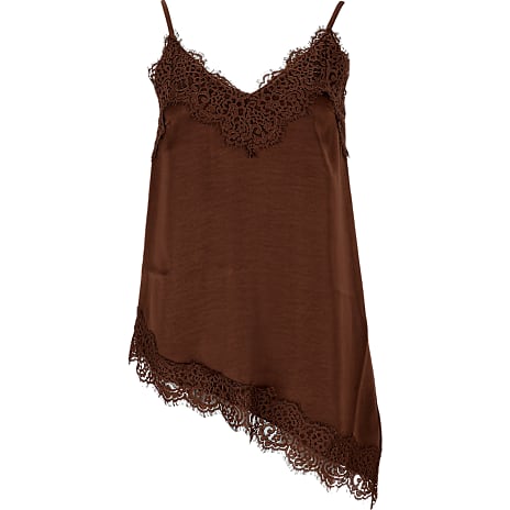VRS dame top med blonde str. 2XL, brun