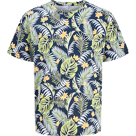 JJ Rebel Herre T-Shirt Med Print Str. 2XL Mørkeblå