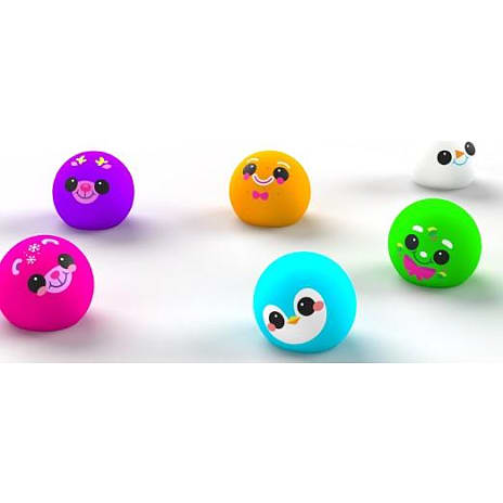 Needoh Squishmas Squishkins 4-Pak