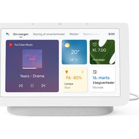 Google Nest Hub (2. gen.) Stemmestyret 7" Skærm Charcoal