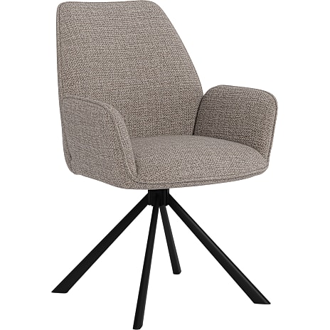 AC Design Furniture Glenda spisebordsstol - lys gråbrun