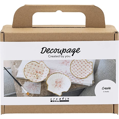 Creativ Company Decoupage-sæt Muslingeskaller