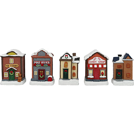 Hus Med LED 9x6x7 cm Assorteret