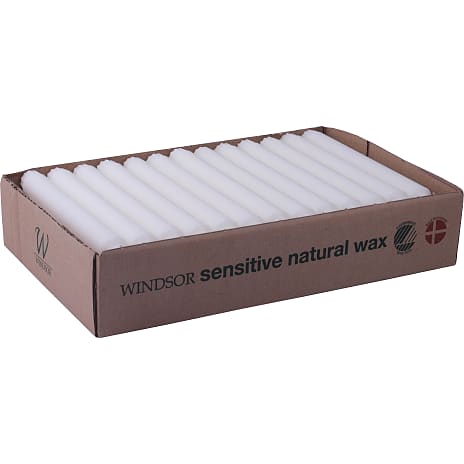 Windsor Kronelys 2,2x20 cm Hvid