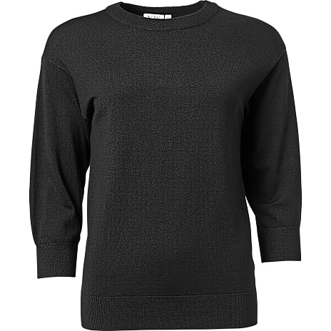 VRS Dame Pullover med 3/4 Ærmer Str. S Sort