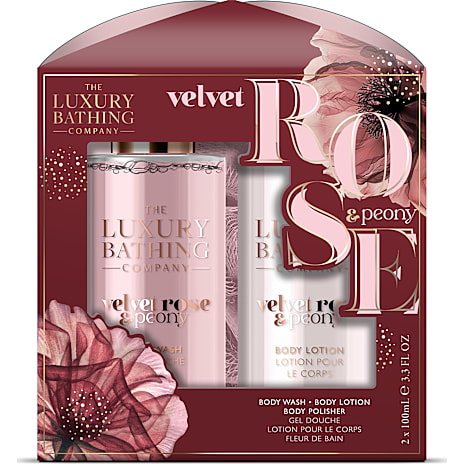 The Luxury Bathing Company Gaveæske Glamorous Glow Velvet Rose