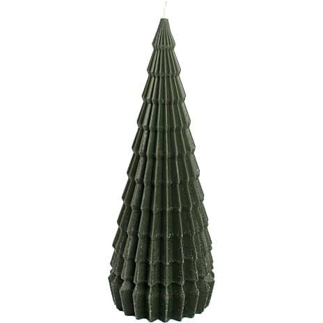 Facet juletræ mørkegrøn