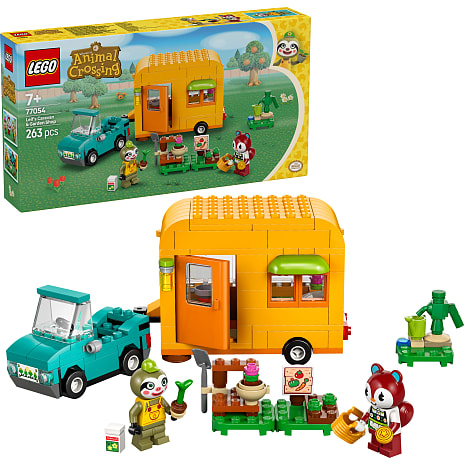 LEGO Animal Crossing Leif med Campingvogn og Havebutik 77054