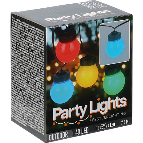 Andre mærker Ulrika Lyskæde Party Light LED multifarvet