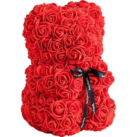 Play Fun Toys Rød Rose Bamse
