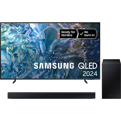 Samsung 65" TV TQ65Q60D + HW-C440 Soundbar