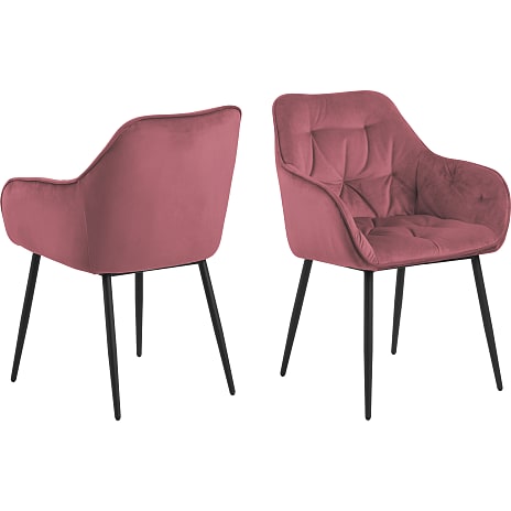 AC Design Furniture Brooke Spisebordsstol Med Armlæn Koral