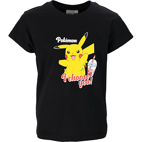 Pokémon T-shirt str. 122/128 Sort