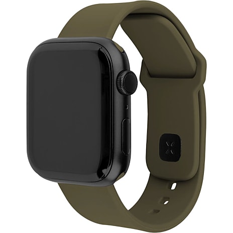 Fixed Silikonerem til Apple Watch Oliven