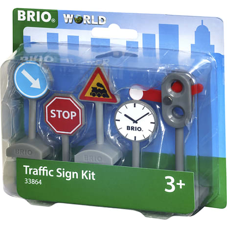 BRIO Sæt med trafikskilte 33864