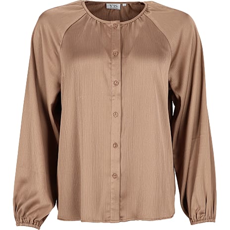 VRS dame bluse str. M - beige 1 stk.