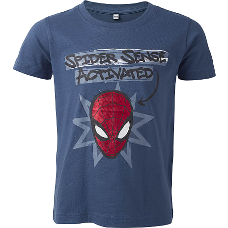 Spider-Man T-shirt Str. 122/128 Blå