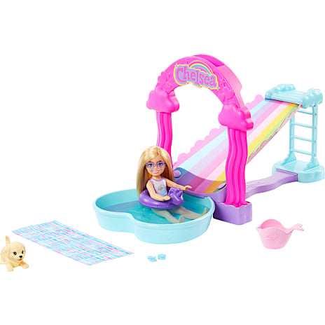 Barbie Chelsea Vandrutsjebane Legesæt Assorteret